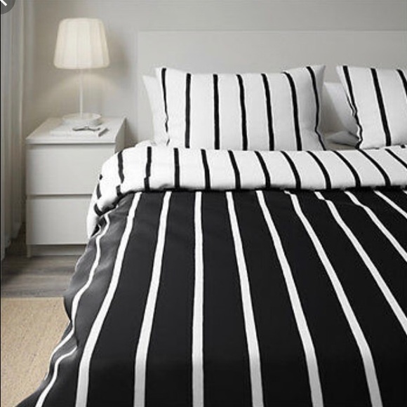Ikea Bedding Tuvbracka Striped Full Duvet Cover Poshmark